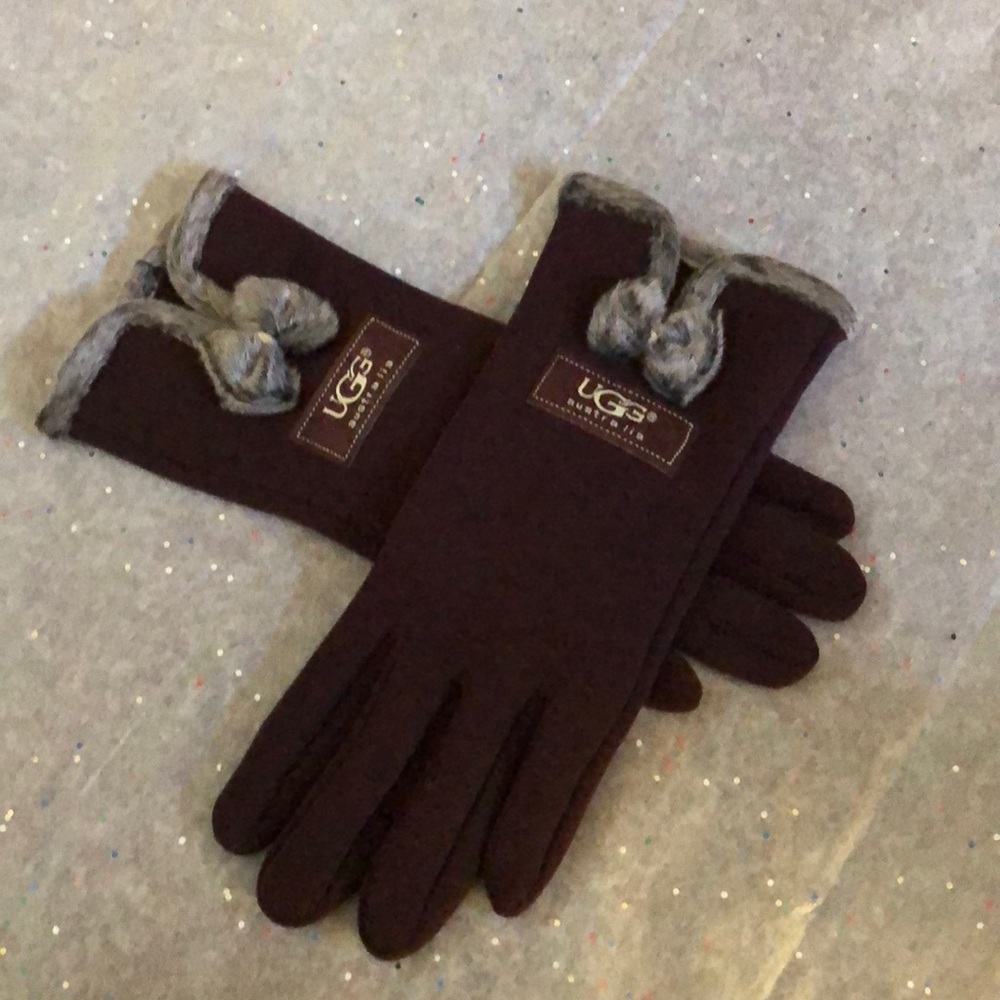 NEW❣️ purple bow tie gloves